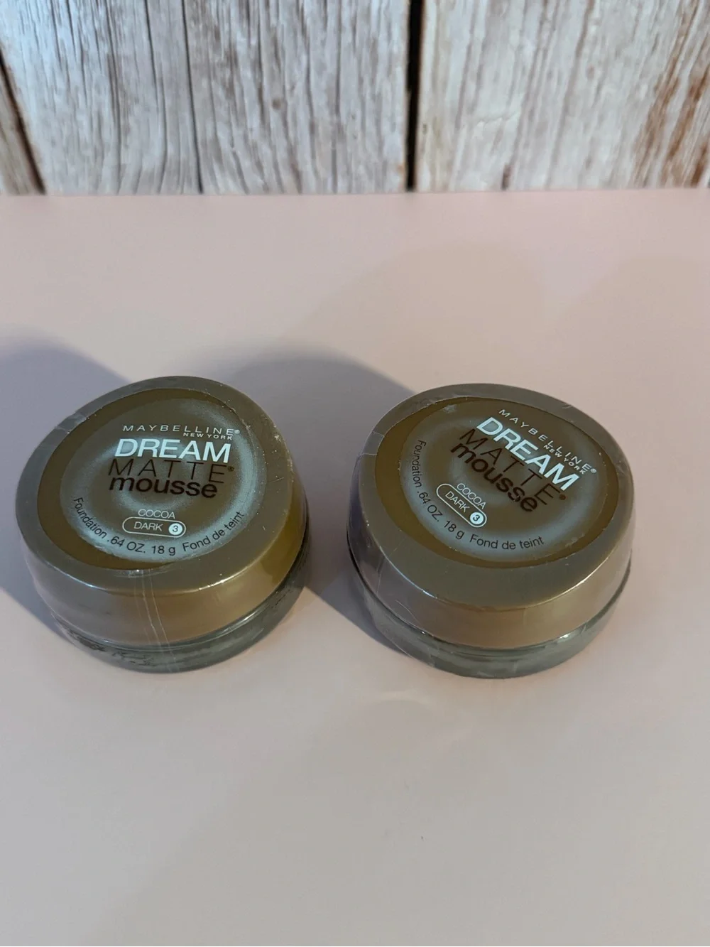 Maybelline Dream Mousse Matte Foundation Sealed 2 Pack Dark Cocoa